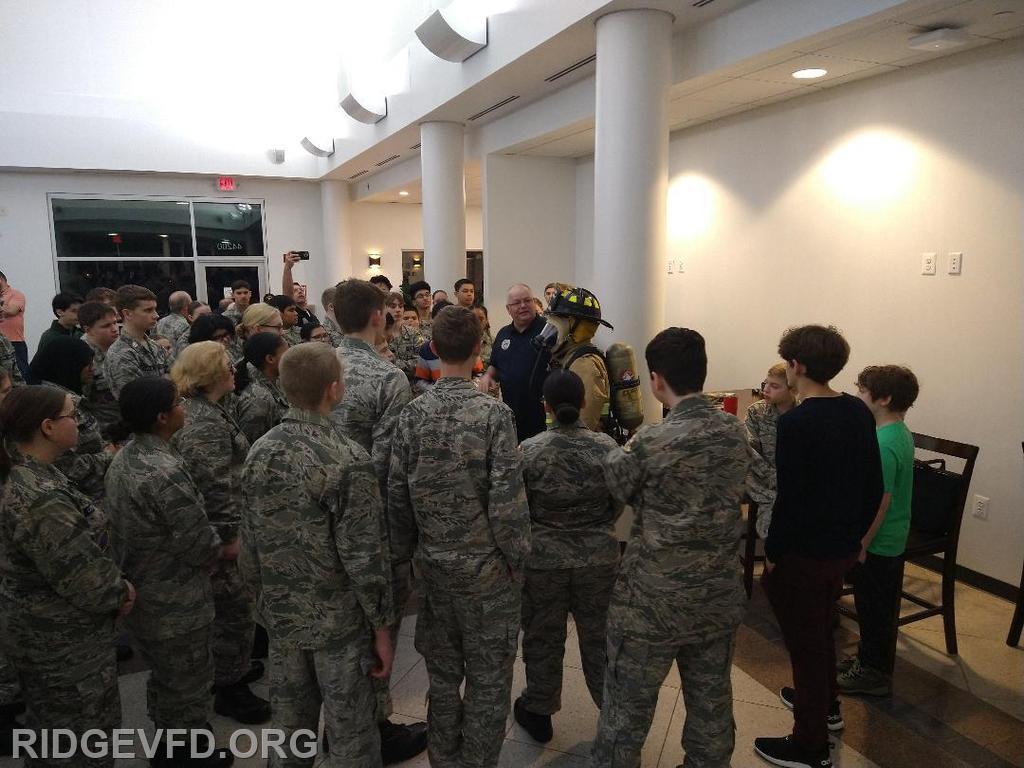 RVFD visits the St Mary's Composite Squadron Civil Air Patrol - Ridge ...