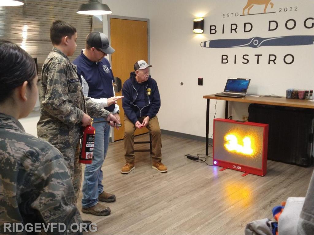 RVFD visits the St Mary's Composite Squadron Civil Air Patrol - Ridge ...